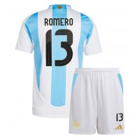 Argentina Cristian Romero #13 Hemmadräkt Barn Copa America 2024 Kortärmad (+ Korta byxor)